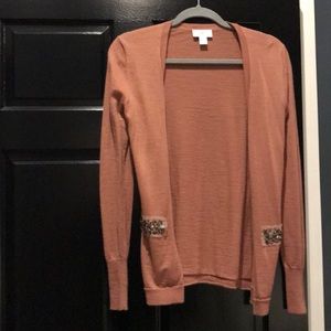 Beautiful mauve colored cardigan size S